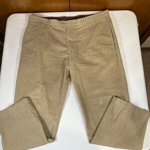 Daniel Cremieux Newport Corduroy Pants Men's 40x30 Tan Cotton Blend